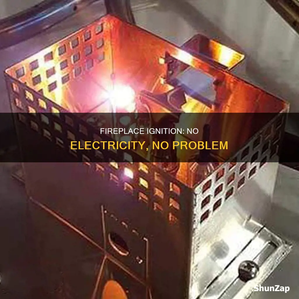 how to turn on fireplace without electricity