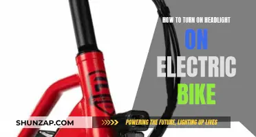 Activating Electric Bike Headlights: A Step-by-Step Guide