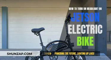 Activating Jetson Electric Bike Headlights: A Step-by-Step Guide