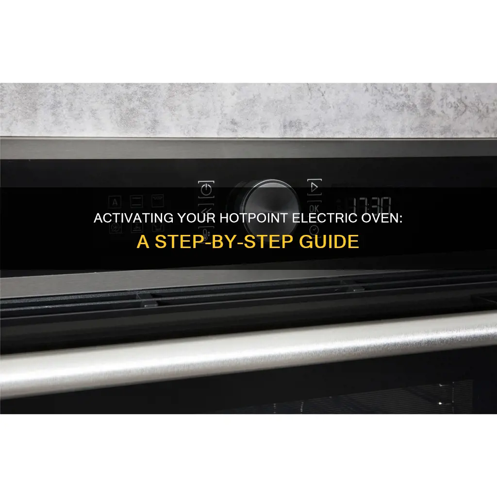how to turn on hotpoint electric oven