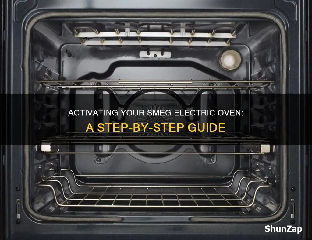 how to turn on smeg electric oven
