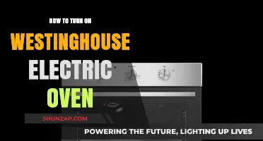 Westinghouse Oven: Turning It On