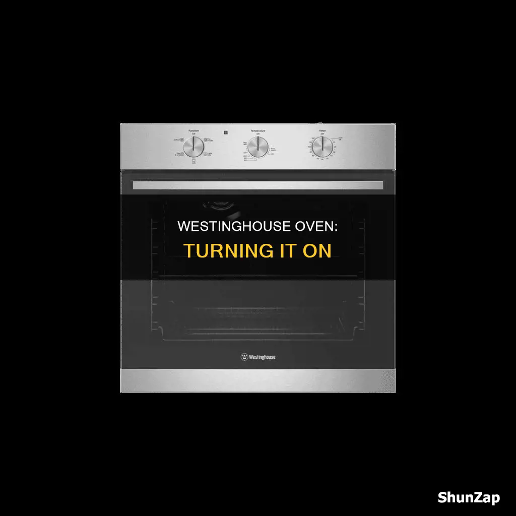 how to turn on westinghouse electric oven