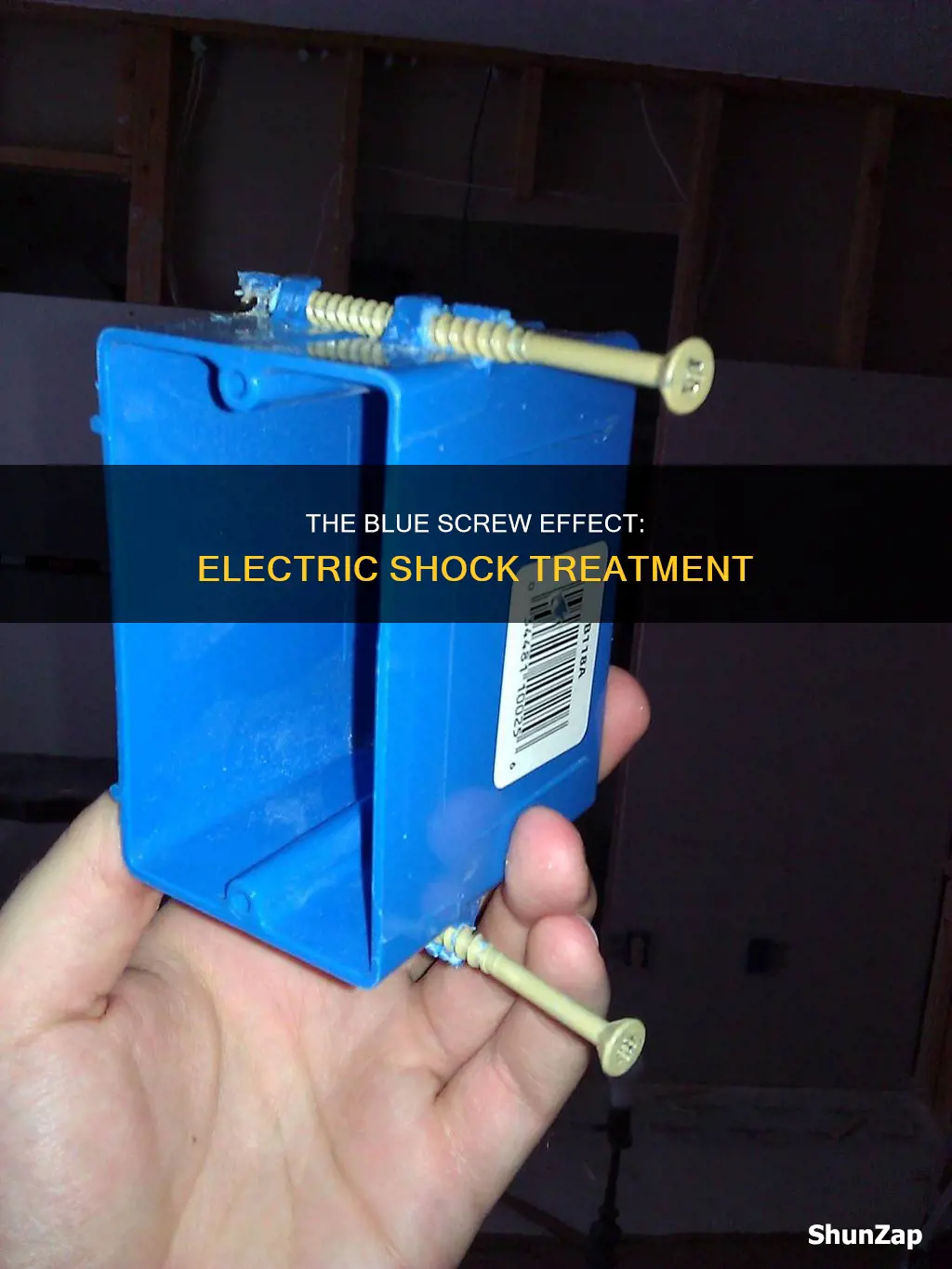 how to turn screws blue by electric