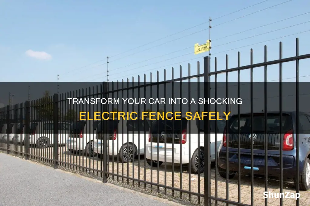 how to turn your car into an electric fence