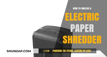 Unclogging Your Electric Paper Shredder: Quick and Easy Steps