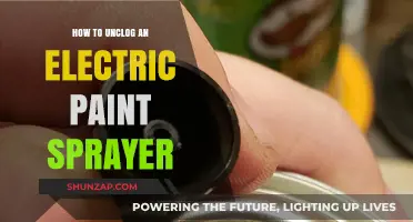 Unclogging Electric Paint Sprayers: Quick and Easy Fixes