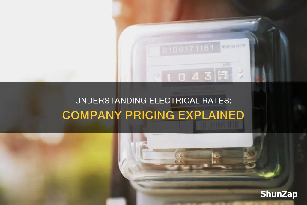 how to understand electrical rates from companies