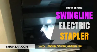 Unjamming a Swingline Electric Stapler: Quick and Easy Guide