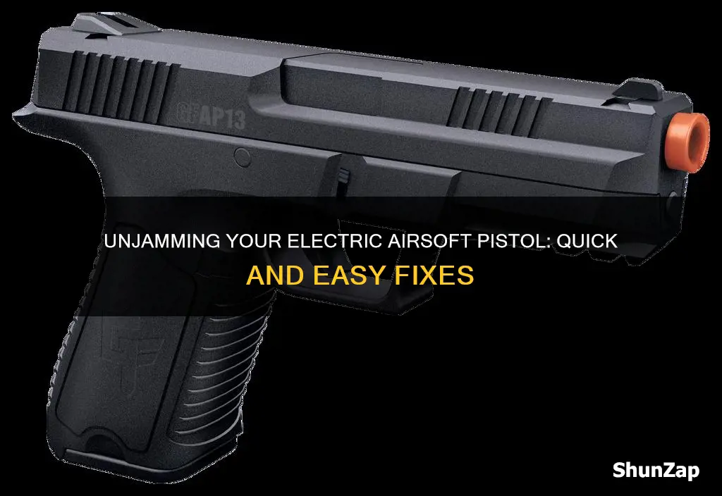 how to unjam an airsoft pistol electric