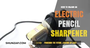 Unjamming Your Electric Pencil Sharpener: Quick and Easy Fixes