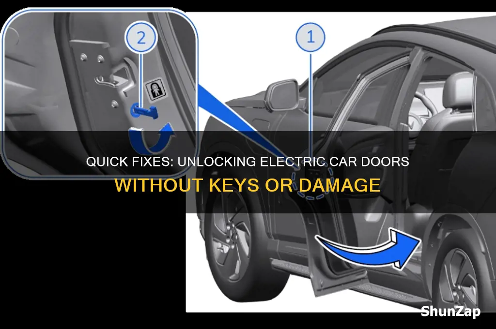 how to unlock a car door with electric locks