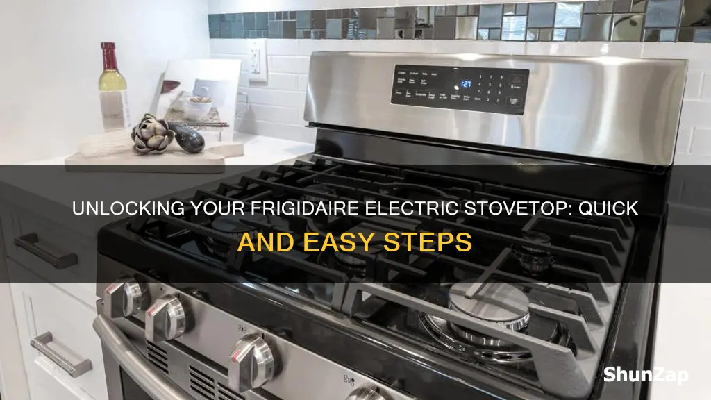 how to unlock a frigidaire electric stovetop