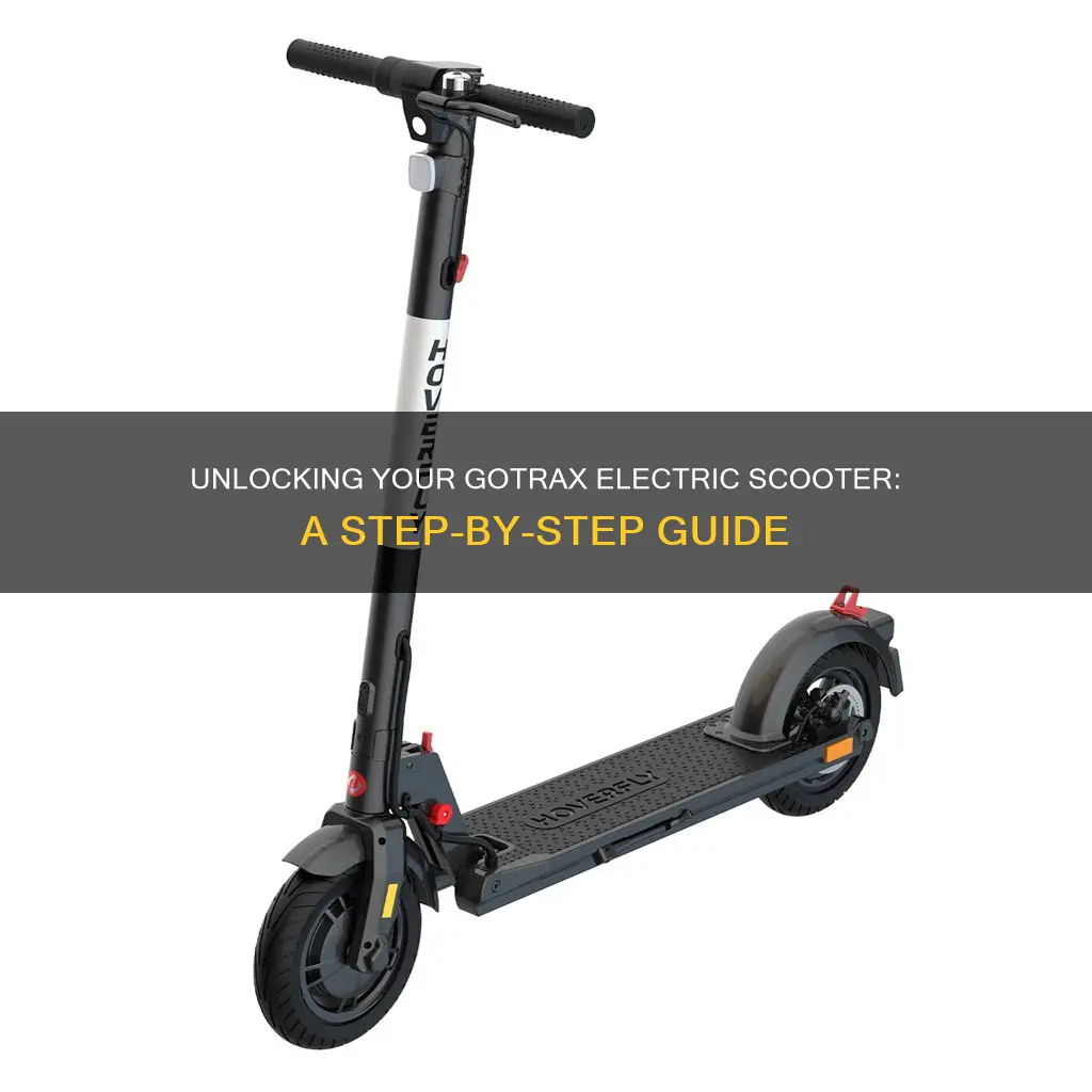 how to unlock a gotrax electric scooter