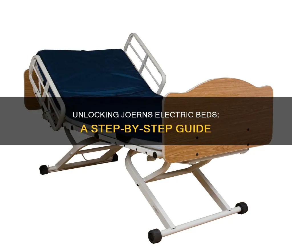 how to unlock a joerns electric bed