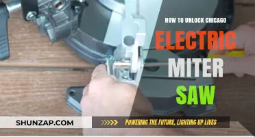 Unlocking Your Chicago Electric Miter Saw: A Step-by-Step Guide
