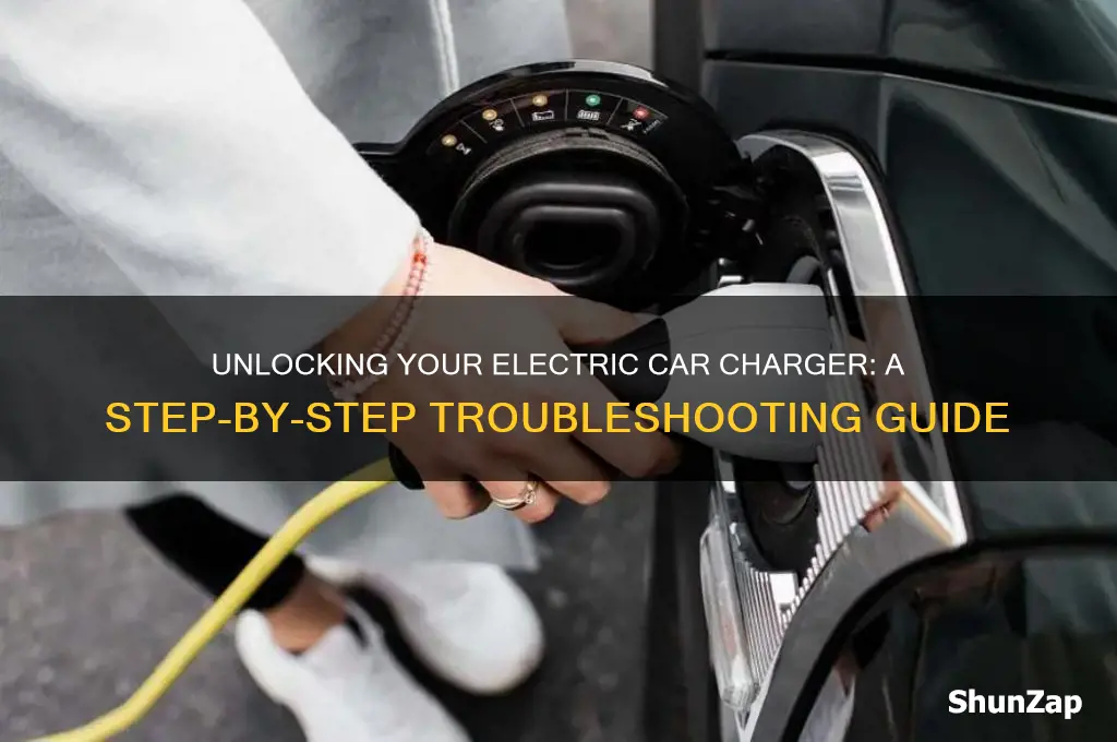 how to unlock electric car charger