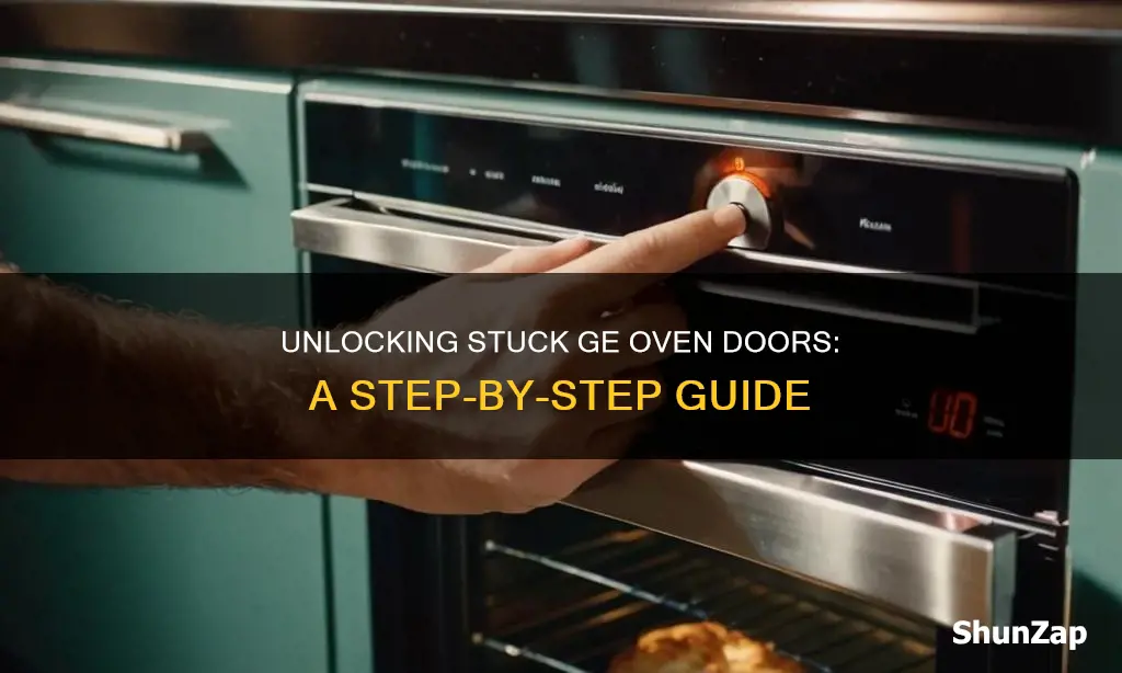how to unlock oven door general electric