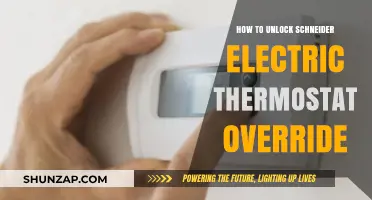 Unlocking Schneider Electric Thermostat Override: A Step-by-Step Guide
