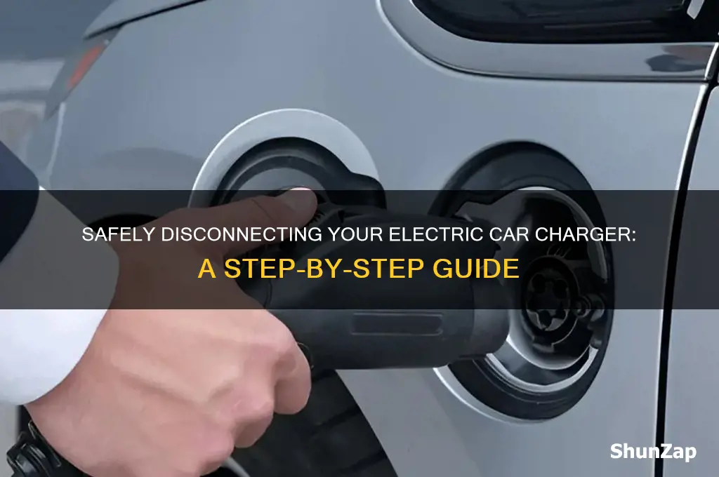 how to unplug an electric car charger
