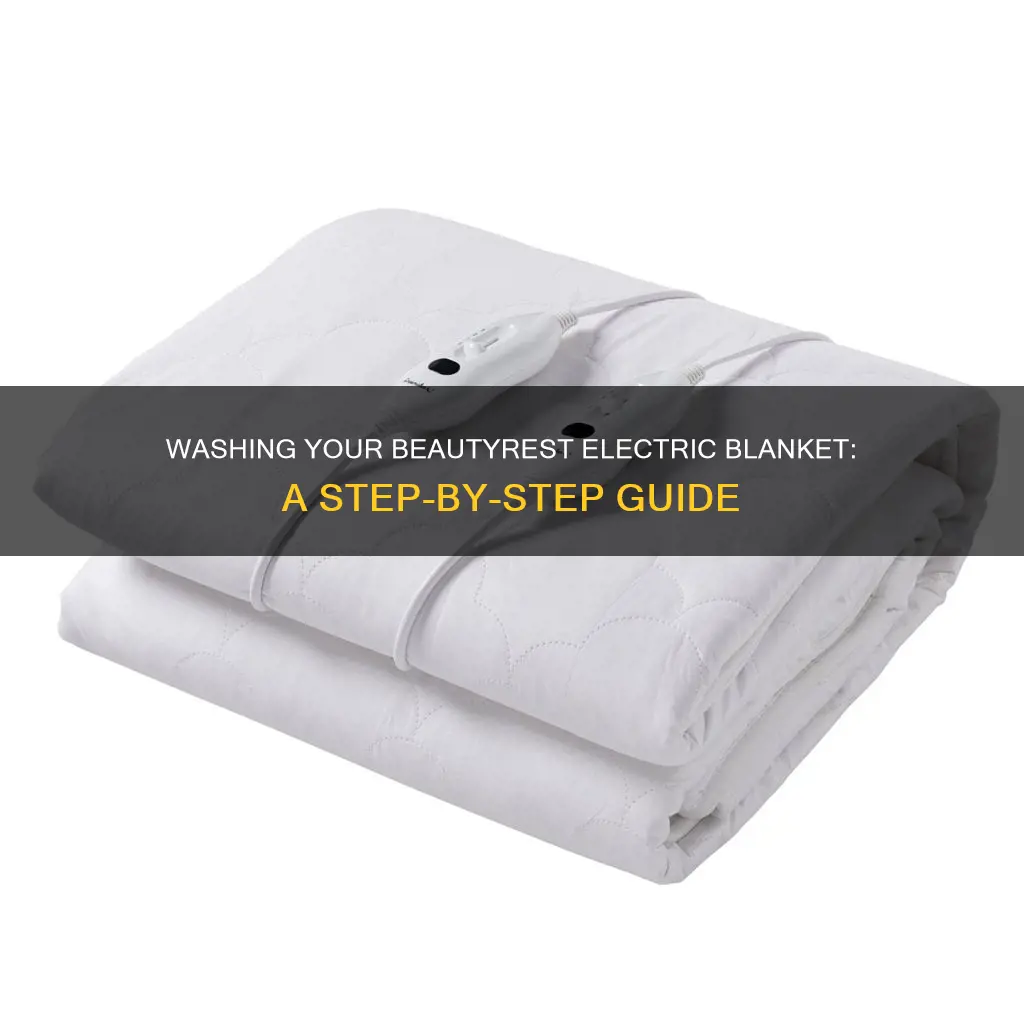 how to unplug beautyrest electric blanker forwashing