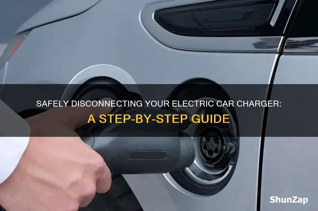 how to unplug electric car charger