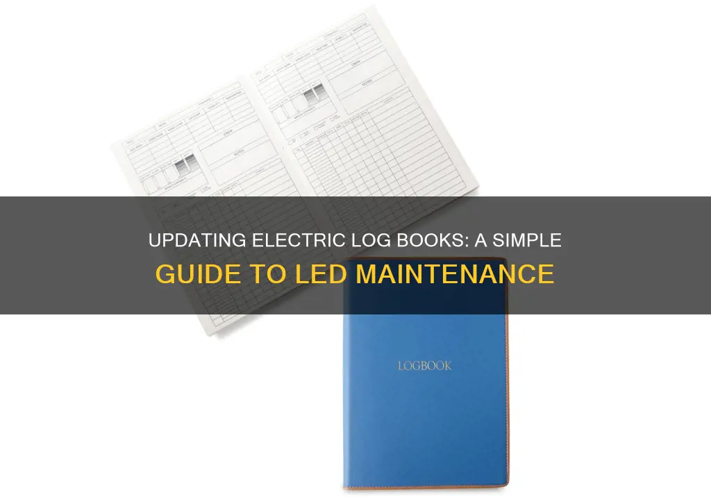 how to update electric log book led