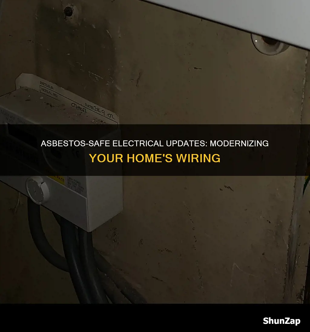 how to update electrical without disturbing asbestos