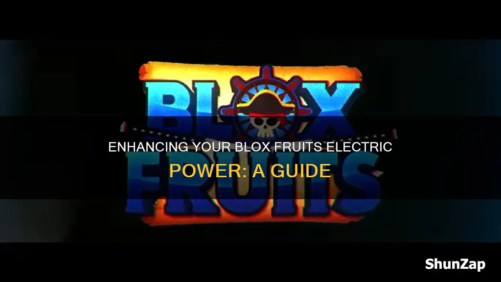 how to upgrade electric in blox fruits