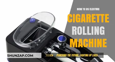Master Electric Cigarette Rolling with Ease