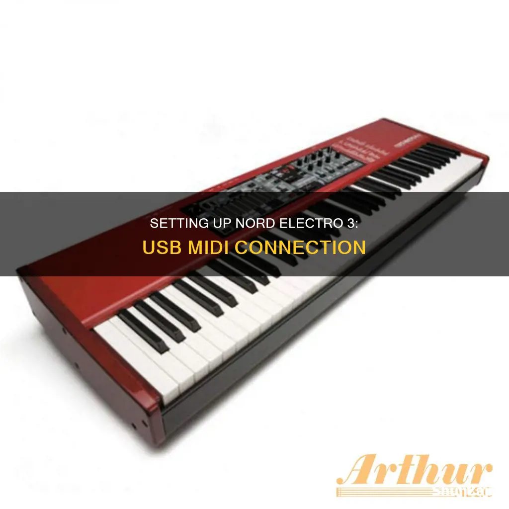 how to usb midi nord electro 3