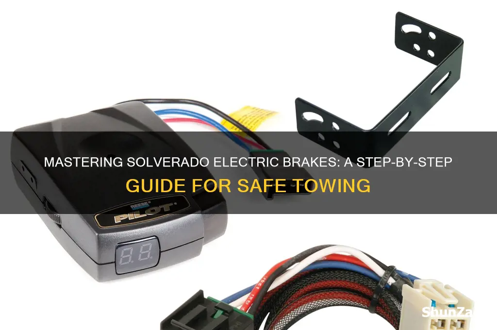 how to use 18 solverado electric brakes