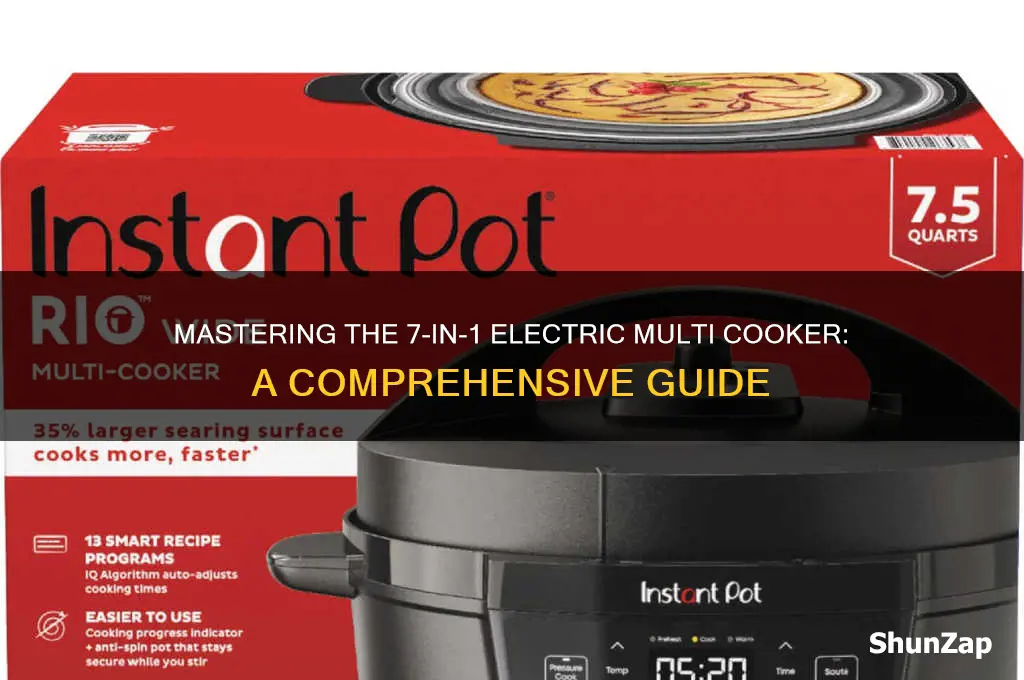how to use 7 in 1 electric multi cooker