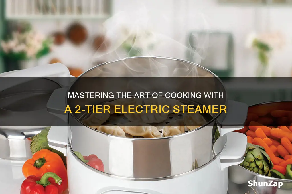 how to use a 2 tier electric steamer