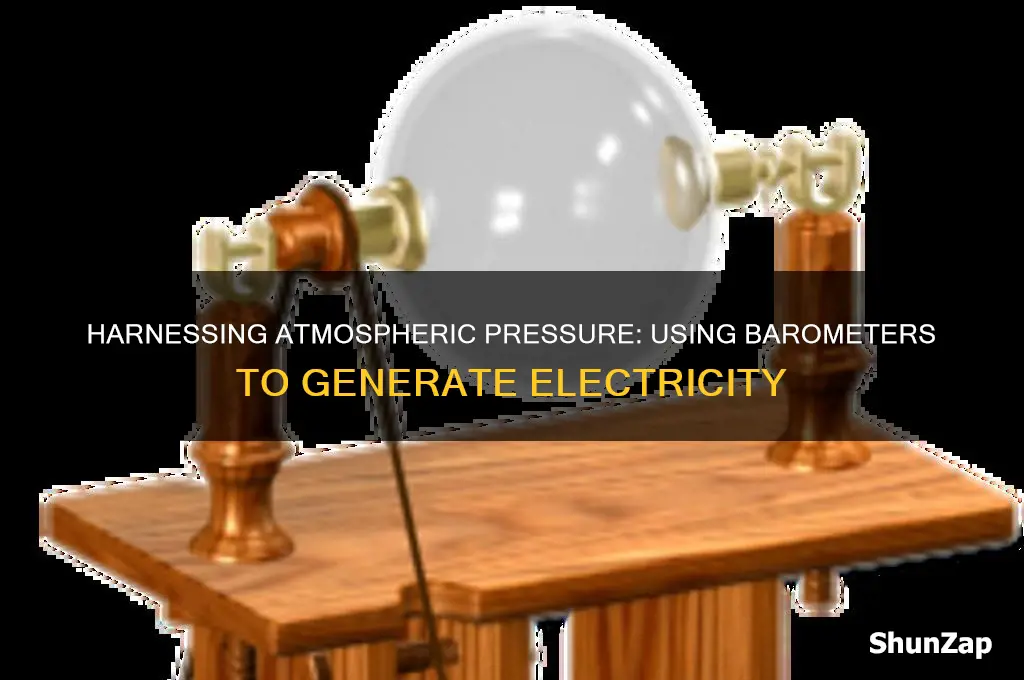 how to use a barometer to generate electricity