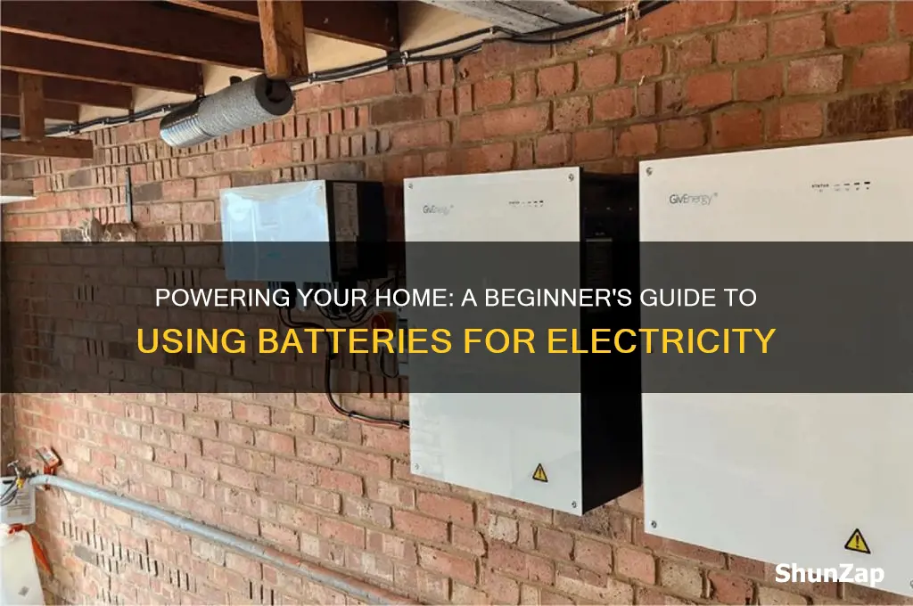 how to use a battery for electricity