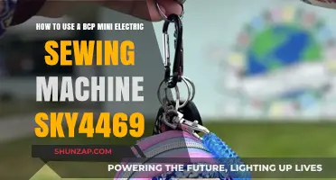 Mastering the BCP Mini Electric Sewing Machine Sky4469: A Beginner's Guide