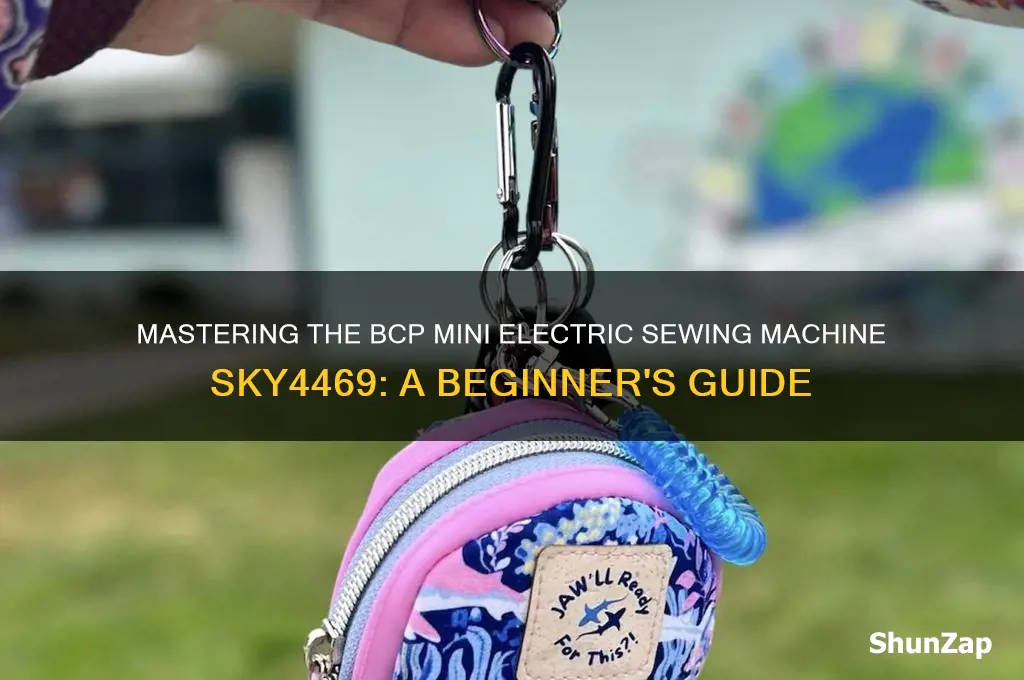 how to use a bcp mini electric sewing machine sky4469