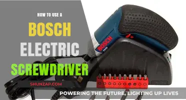Mastering the Bosch Electric Screwdriver: A Step-by-Step Guide