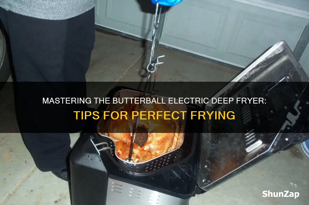 how to use a butterball electric deep fryer