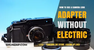 Mastering Manual Camera Lens Adapters: A Step-by-Step Guide