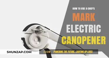 Effortless Canning: Mastering the Chef's Mark Electric Can Opener