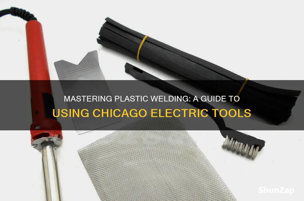 how to use a chicago electric plastic welder