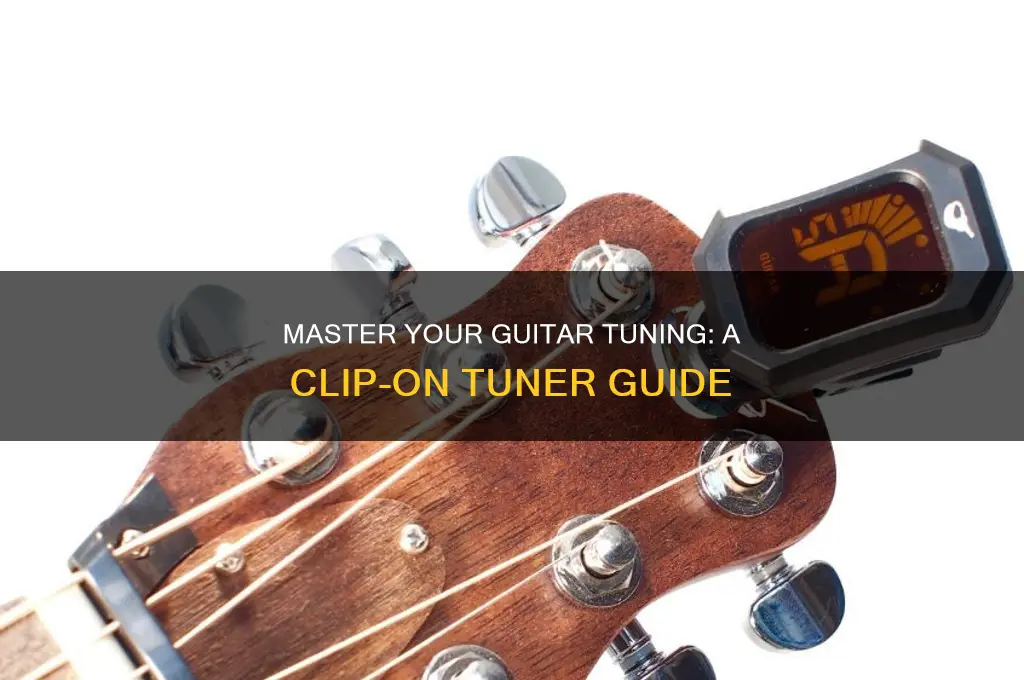 how to use a clip on electric guitar tuner