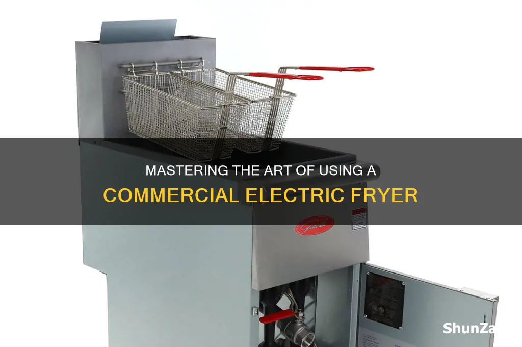 how to use a commercial electric fryer