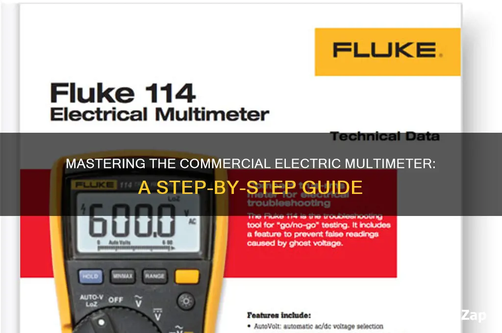 how to use a commercial electric multimeter