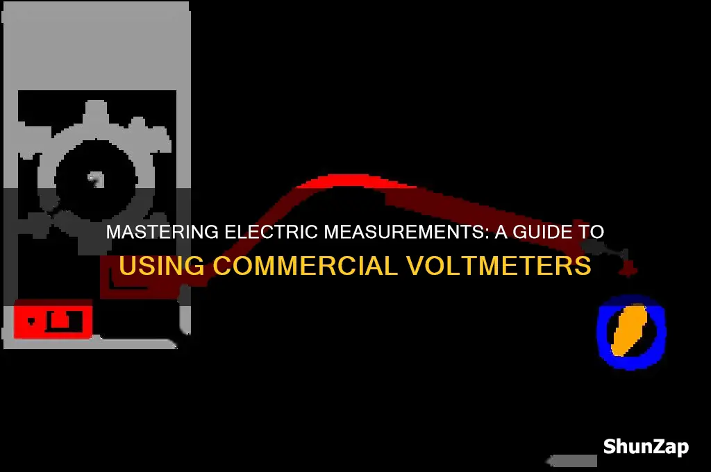 how to use a commercial electric voltmeter