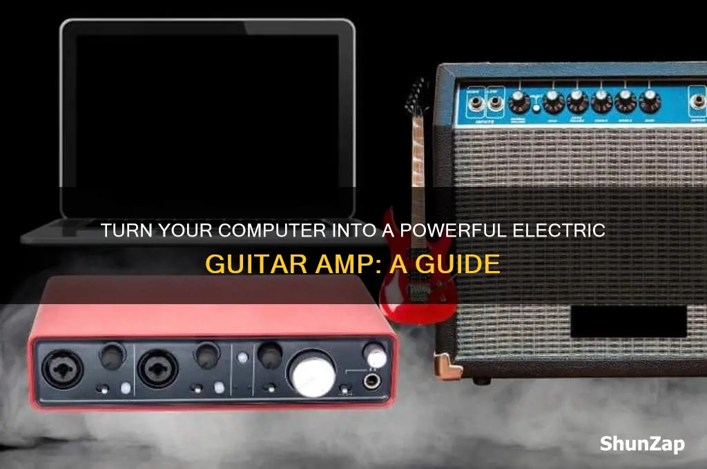 how to use a computer as electric guitar amp