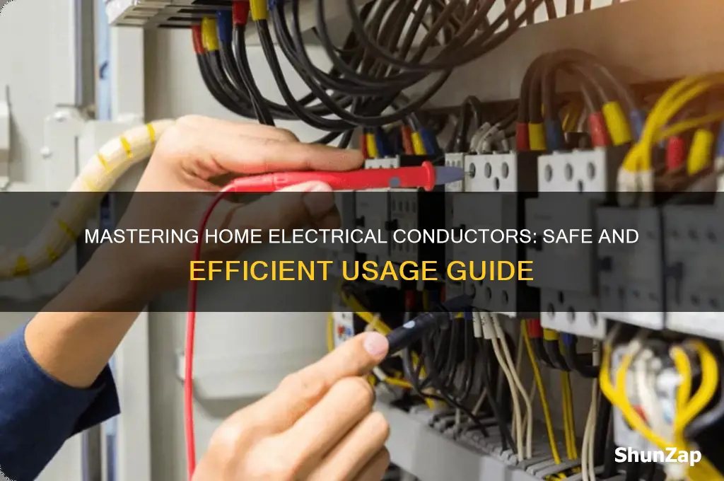 how to use a conductor electricity at home