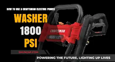 Mastering Your Craftsman 1800 PSI Electric Power Washer: A Step-by-Step Guide
